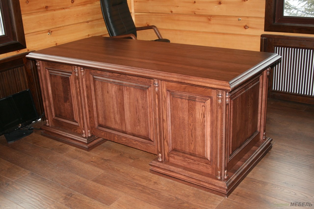 стол для кабинета массив